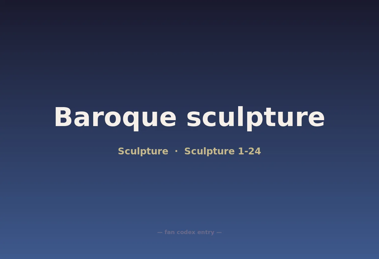 Baroque sculpture